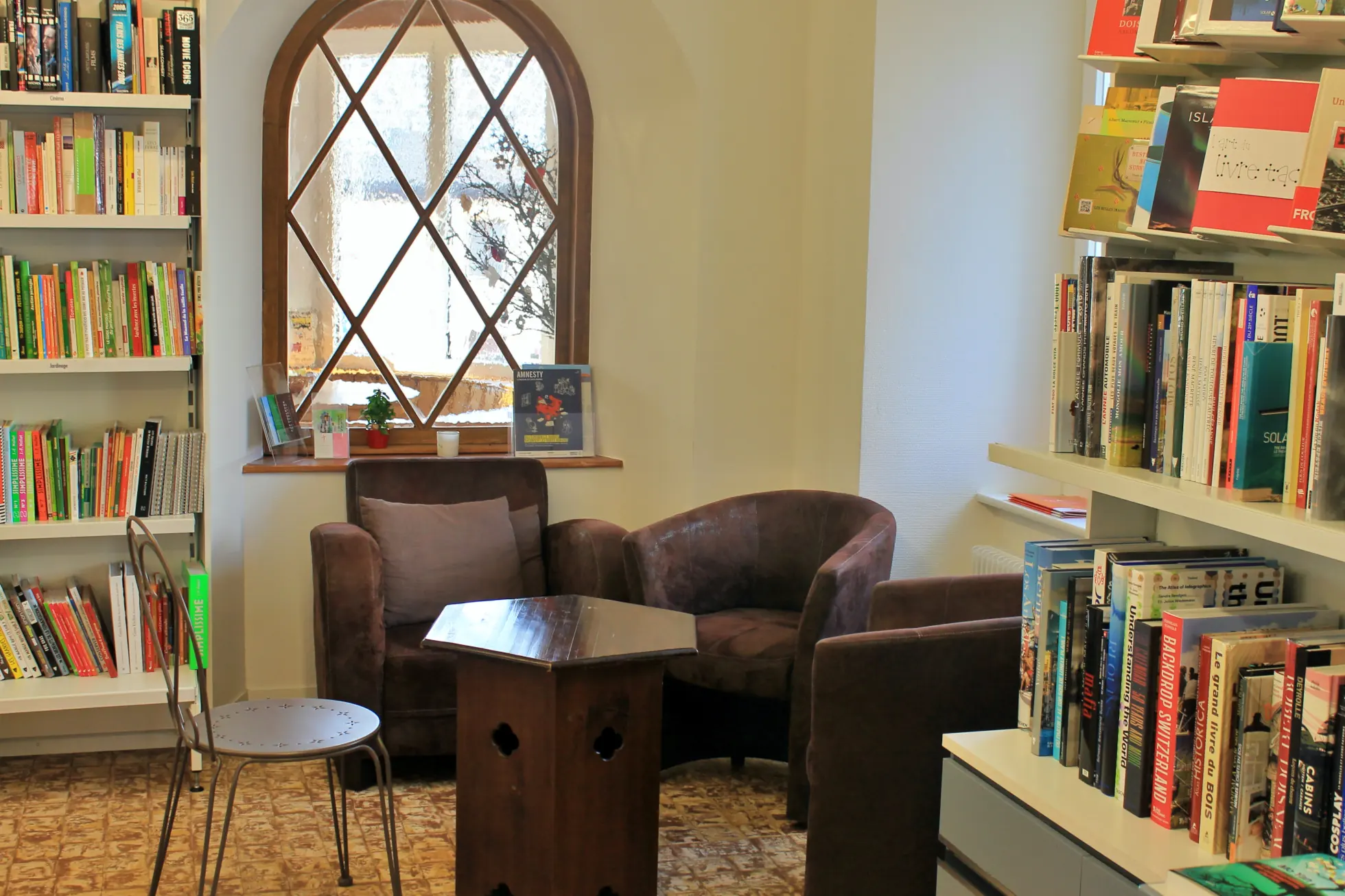 Petit salon café et lecture